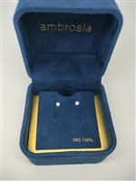 Pendientes Ambrosia Mujer DEA DI LUCE in Oro blanco Zircone AOZ525 - AOZ525